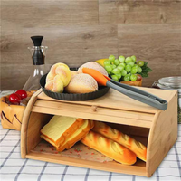 Boîte à Pain Bambou – Design Naturel & Couvercle Coulissant 3