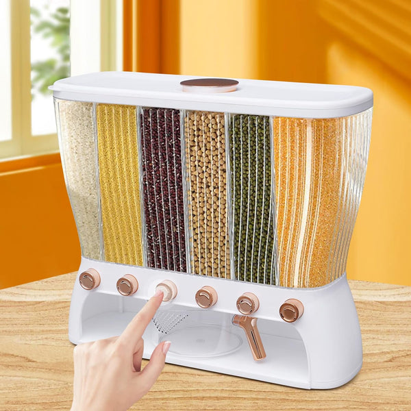Boîte Hermétique Riz & Céréales avec Distributeur – Rangement Cuisine