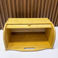 Boîte à Pain Bambou – Design Naturel & Couvercle Coulissant 2