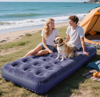 Matelas Gonflable avec Pompe Intégrée – Lit d'Appoint Confortable, PVC Renforcé, Camping, Maison, Voyage, Invités 4