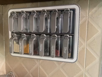 🔥 Support à Épices Multifonction 12 Pots – Installation Sans Perçage 3