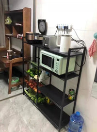 Étagère de Rangement Métallique à 4 Niveaux avec Paniers – Pratique, Robuste et Élégante 4