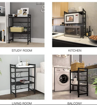 Étagère de Cuisine Réglable pour Micro-Ondes – Gain de Place & Organisation Intelligente 4