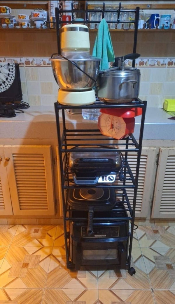 Étagère Aluminium 5 Niveaux – Rangement Cuisine & Maison