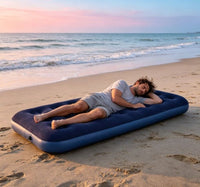 Matelas Gonflable avec Pompe Intégrée – Lit d'Appoint Confortable, PVC Renforcé, Camping, Maison, Voyage, Invités 6