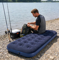Matelas Gonflable avec Pompe Intégrée – Lit d'Appoint Confortable, PVC Renforcé, Camping, Maison, Voyage, Invités 7