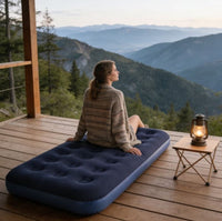 Matelas Gonflable avec Pompe Intégrée – Lit d'Appoint Confortable, PVC Renforcé, Camping, Maison, Voyage, Invités 2